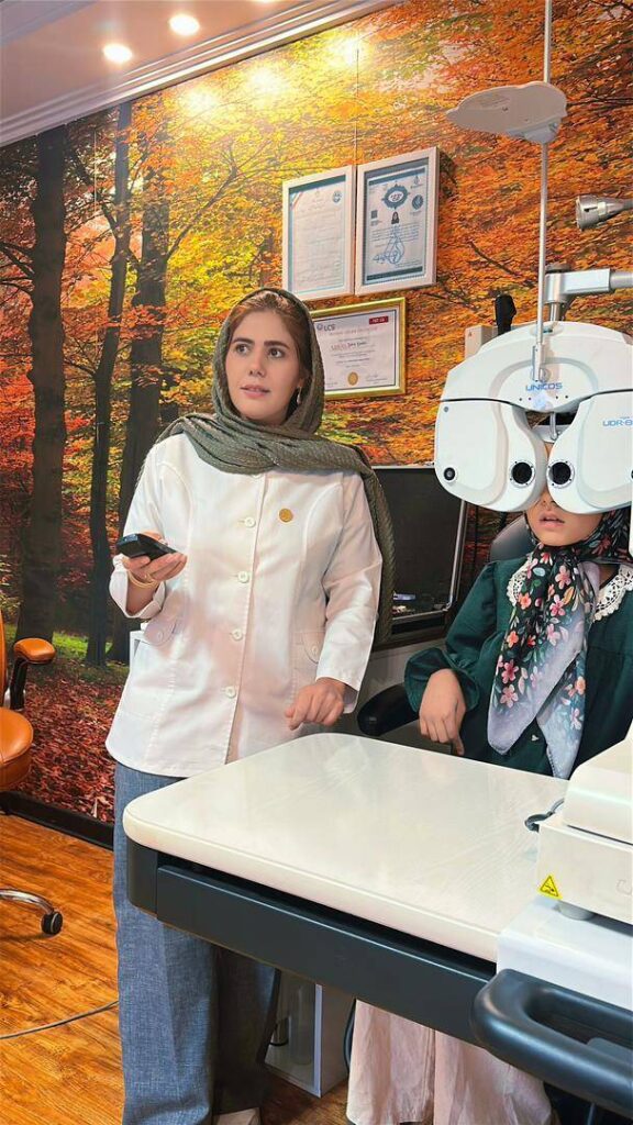 تعیین نمره عینک تهران