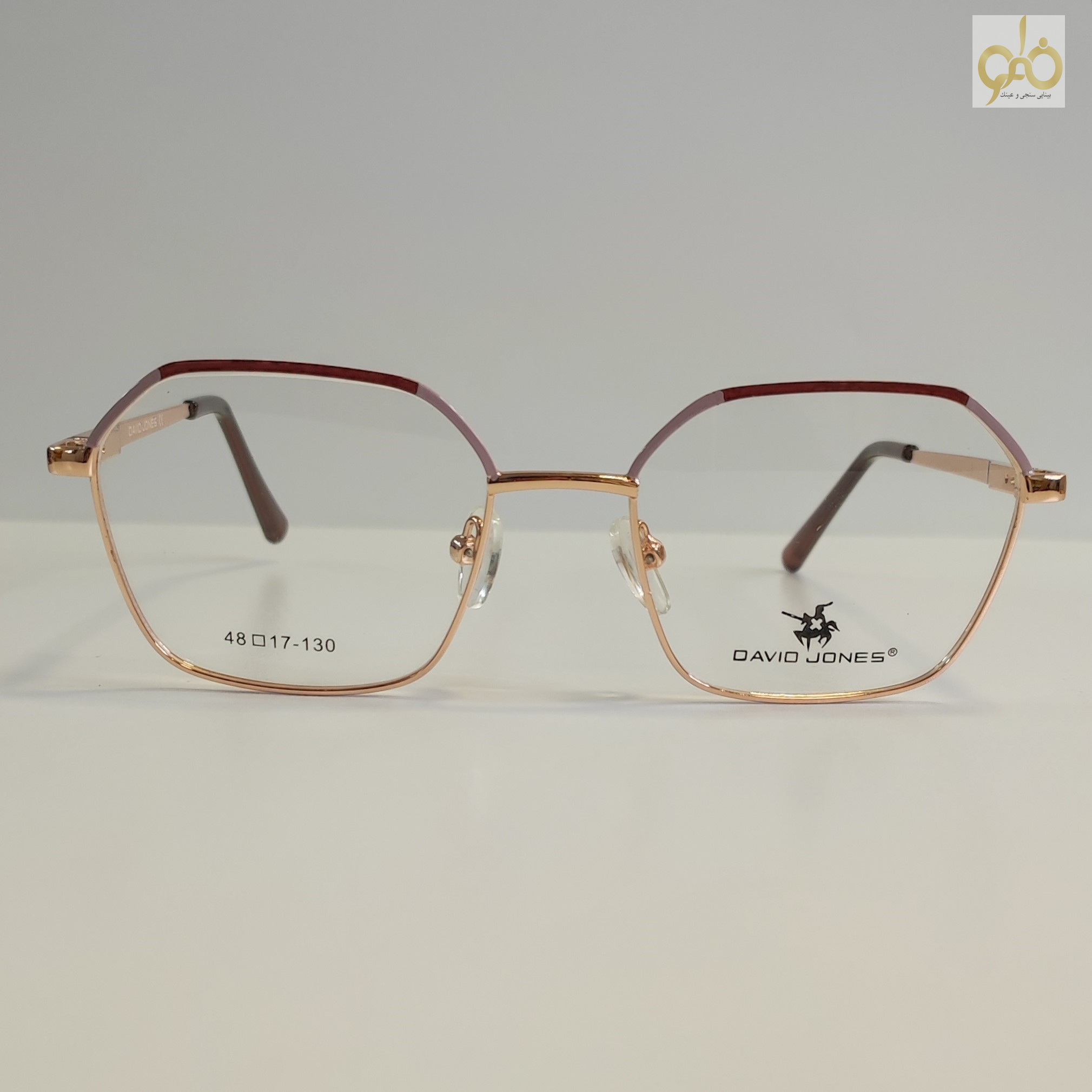 دیویدجونز-ANA2007-فریم-چندضلعی-مدل-DavidJones-قیمت-عینک-فلزی-بچگانه
