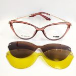 زنیت ZE6087 فریم گربه ای مدل Zenit ترند عینک کاوردار مگنتی کائوچویی زنانه