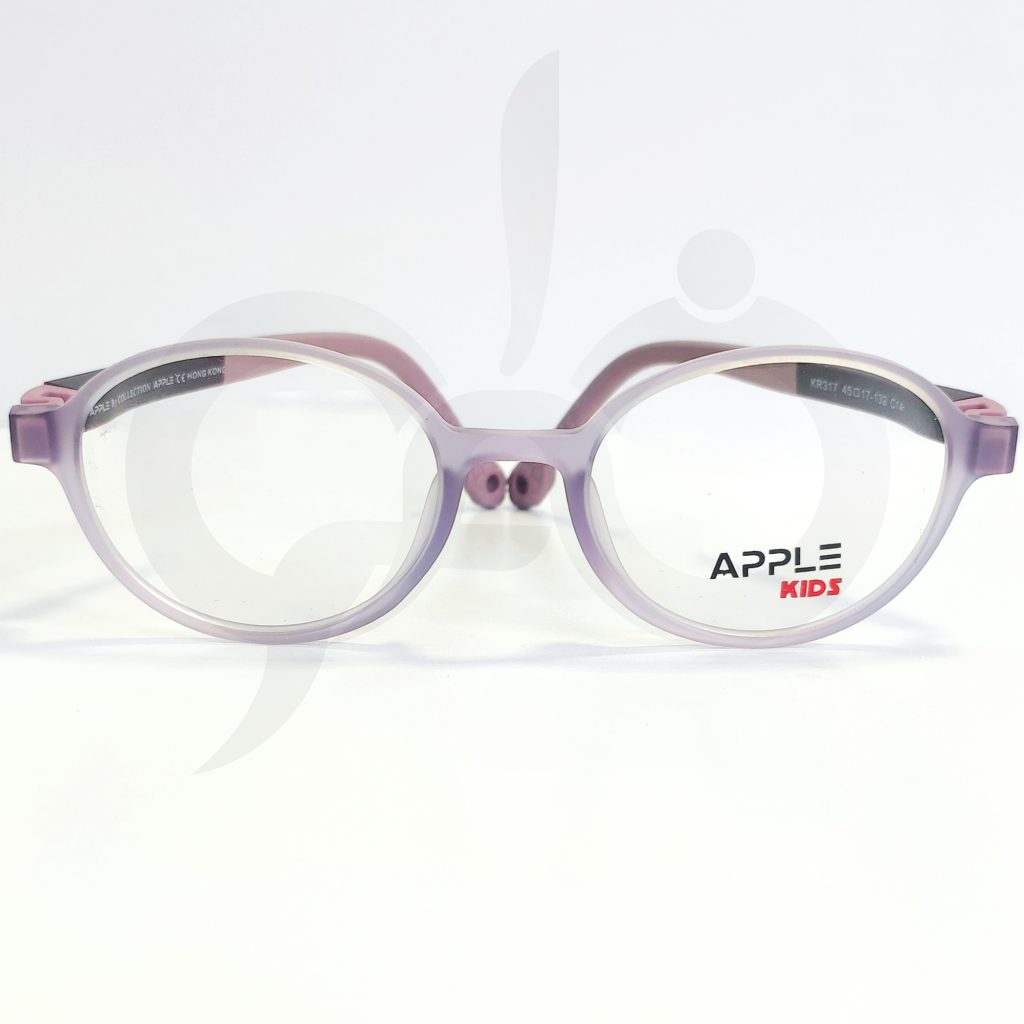 قیمت عینک کائوچویی دخترانه applekids اپل کیدز مدل KR317 فریم بیضی