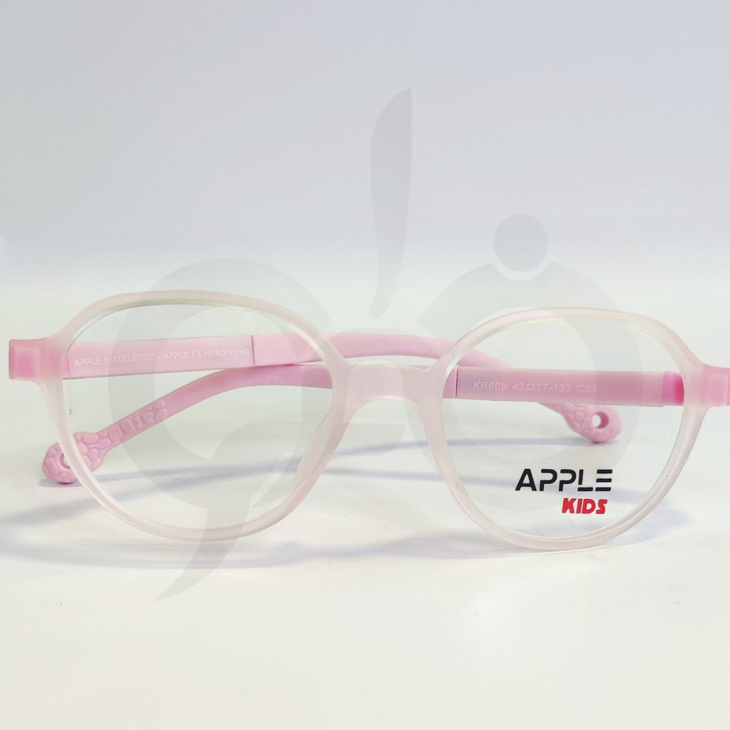 ترند عینک کائوچویی دخترانه applekids اپل کیدز مدل KR609 فریم گرد
