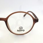 نوو NO716 فریم دایره ای مدل Novo شیک عینک کائوچویی پسرانه