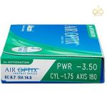 Air Optix خرید لنز طبی آستیگمات فصلی توریک برند ایراپتیکس هیدروگلاید