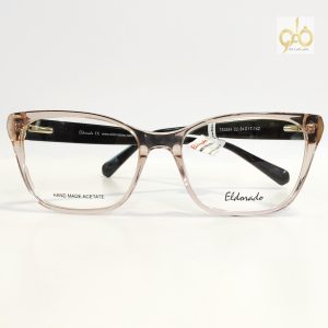 شفاف عینک کائوچویی زنانه الدورادو Eldorado فریم مربعی گوشه دار مدل TS3254