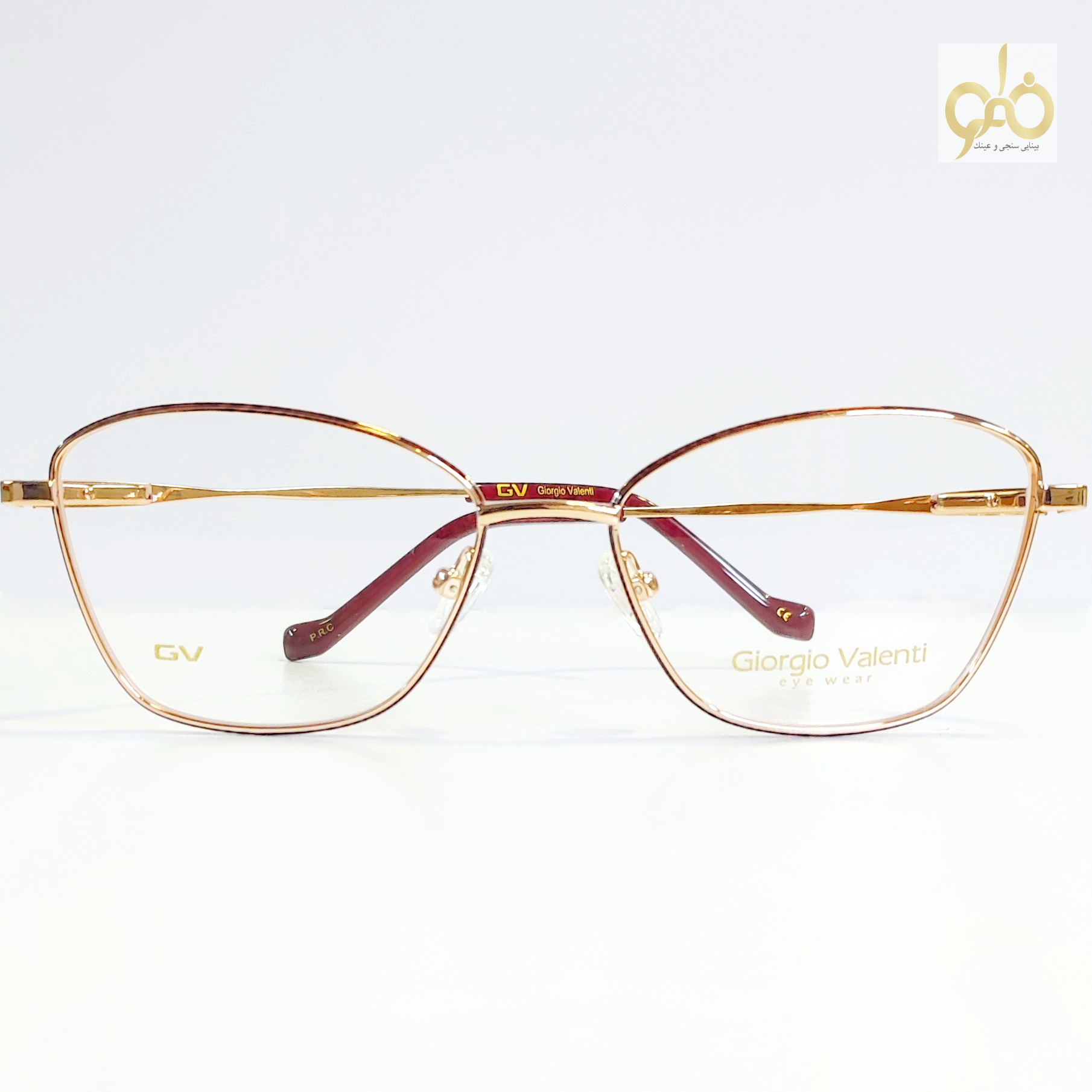 جورجیو-ولنتی-GV5730-فریم-گربه ای-مدل-GiorgioValenti-خرید-عینک-فلزی-زنانه جورجیو ولنتی GV5730 فریم گربه ای مدل GiorgioValenti خرید عینک کائوچویی زنانه