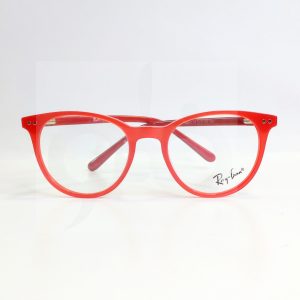ری بن فریم گرد و گوشه دار مدل 51046 RayBan شیک عینک کائوچویی بچگانه