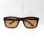 شیک عینک آفتابی کائوچویی مردانه ری بن Rayban فریم مستطیلی مدل R2508