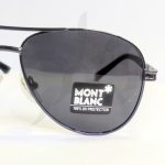 شیک عینک آفتابی فلزی مردانه MontBlanc مون بلان مدل P6532 فریم ری بن