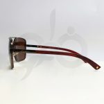 دسته عینک آفتابی فلزی مردانه Cartier کارتیر مدل P8348 فریم مستطیلی