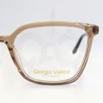 جورجیو ولنتی GV5687 فریم مربعی و گوشه دار مدل GiorgioValenti شفاف عینک کائوچویی زنانه
