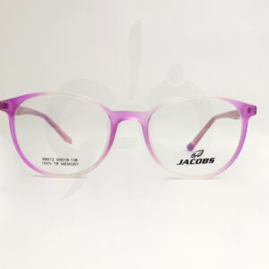 جیکوبز مدل 88012 فریم گرد و گوشه دار Jacobs قیمت عینک کائوچویی دخترانه نوجوان