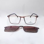 فریم مستطیلی و گوشه دار مدل 22202 Calvino قیمت عینک طبی کاوردار کائوچویی زنانه کالوینو